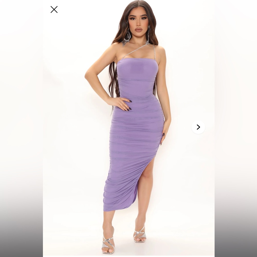 Fashion Nova Lavender Dress